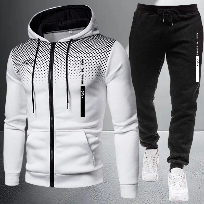 Mens Fashion Zip Up - Jaket Pria Terlaris, Setelan Olahraga Kasual,