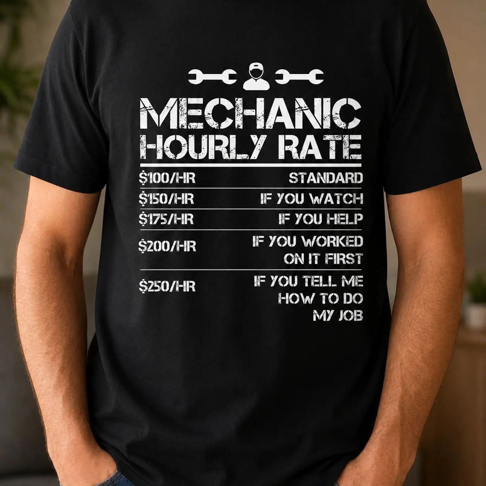 Men'S Fashion Garage - Kaos Mekanik Lucu dengan Harga Per