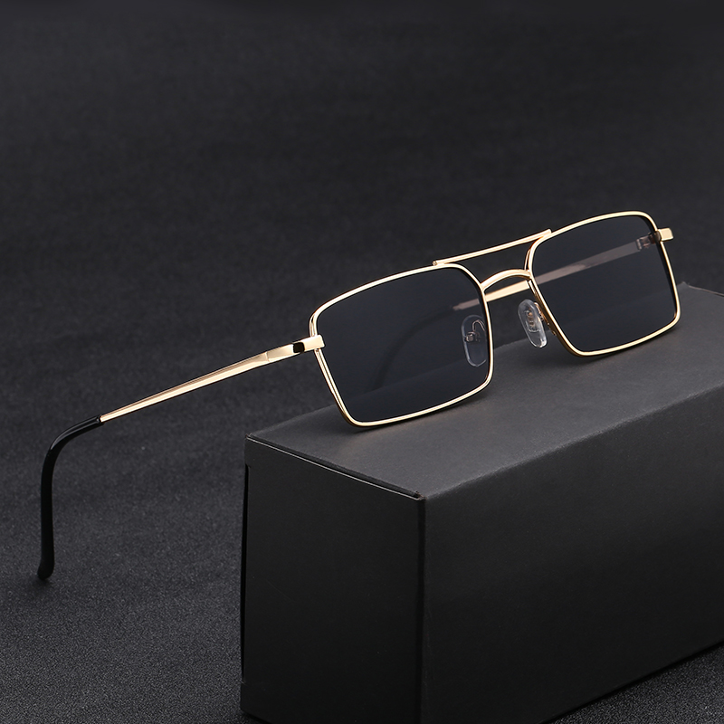 Men'S Fashion Glasses - Kacamata Hitam Cermin Anti-Reflektif Desain Merek