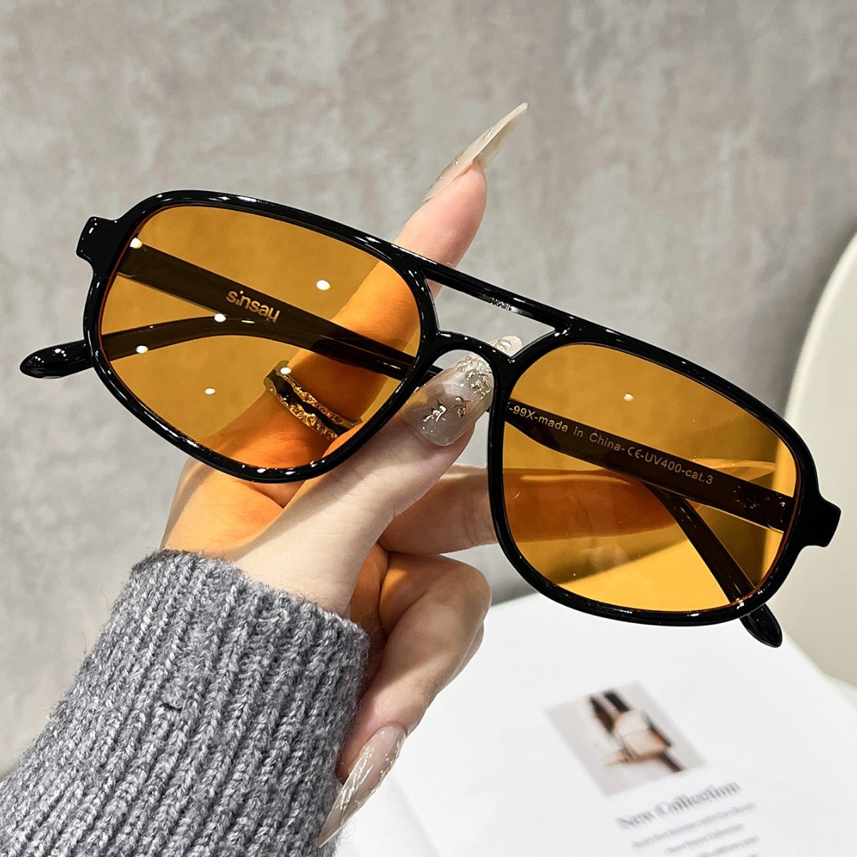 Men'S Fashion Glasses - Kacamata Hitam Oval Retro Baru untuk
