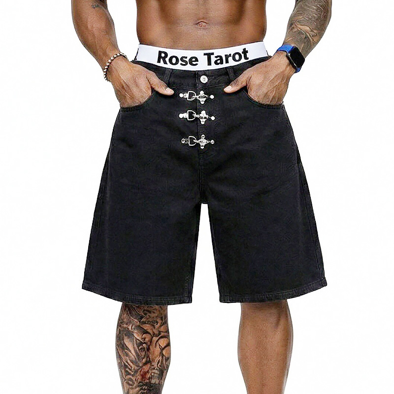 Jeans Pants Fashion Men - Celana Jeans Pendek Model Baggy dengan