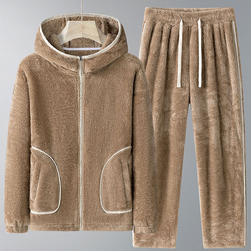 Mens Fashion Casual Outfits - Set Hoodie Pria Musim Dingin 2026