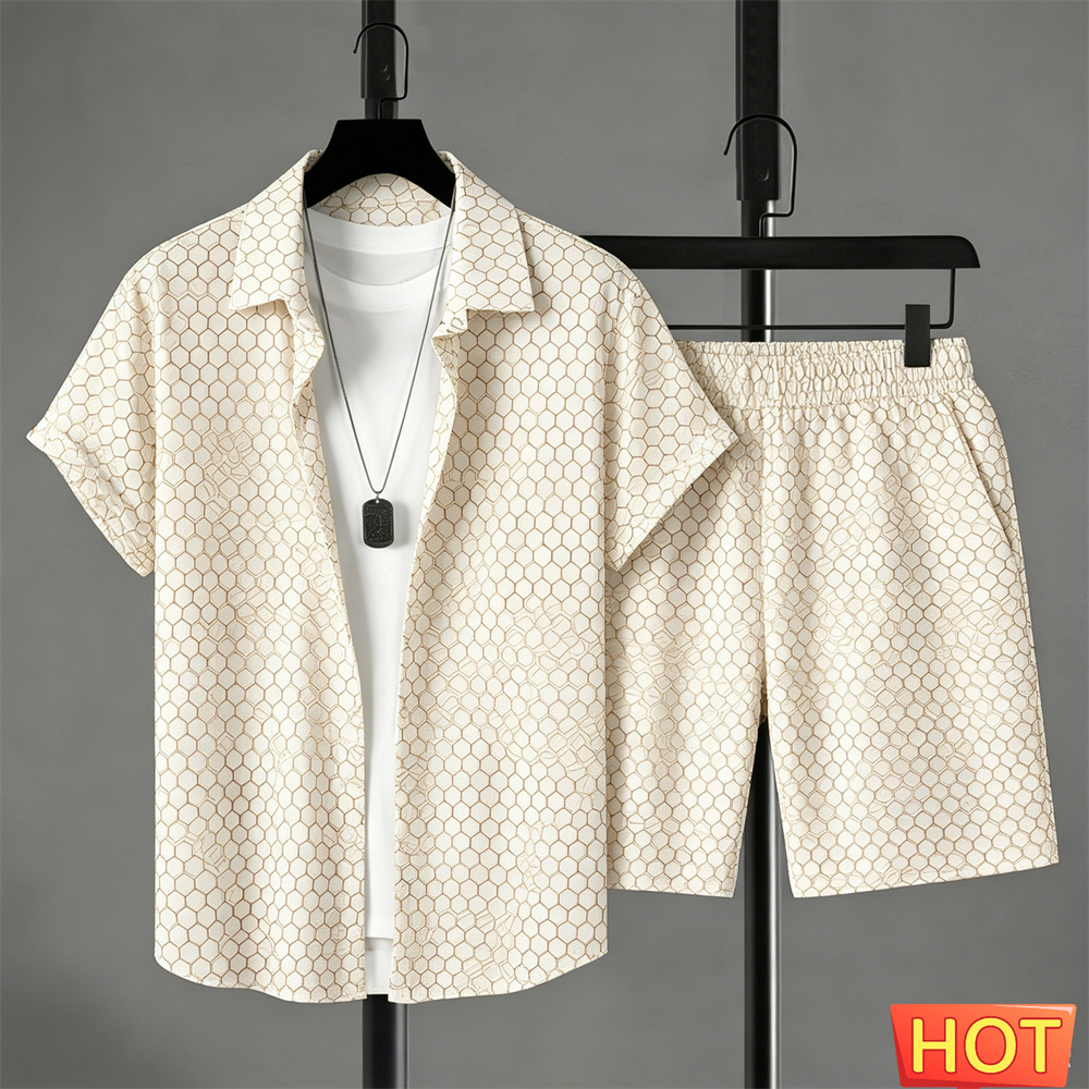 Men'S Fashion Rules - Setelan Kemeja Pria Musim Panas Setelan