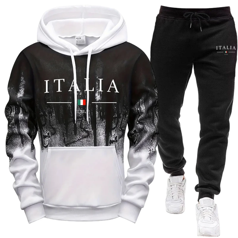 Mens Fashion Casual Outfits - Setelan Olahraga Kasual Pria Musim Gugur