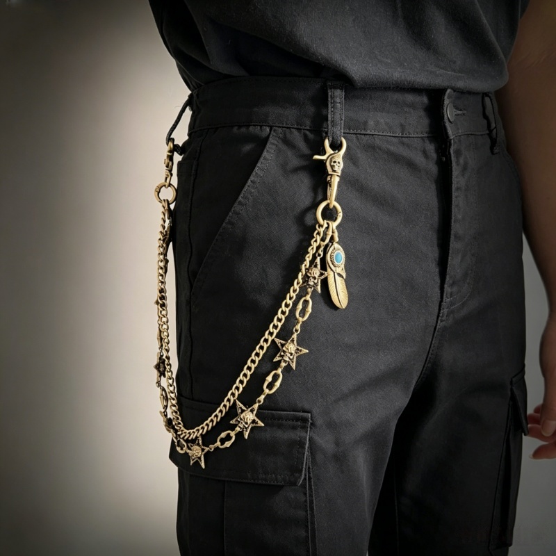 Jeans Pants Fashion Men - Celana Hip Hop Punk Rock Metal