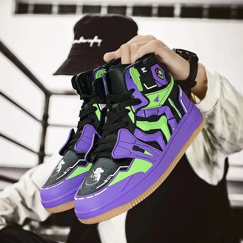Mens Fashion Vest - Sepatu Basket EVANGELION Premium untuk Cosplay