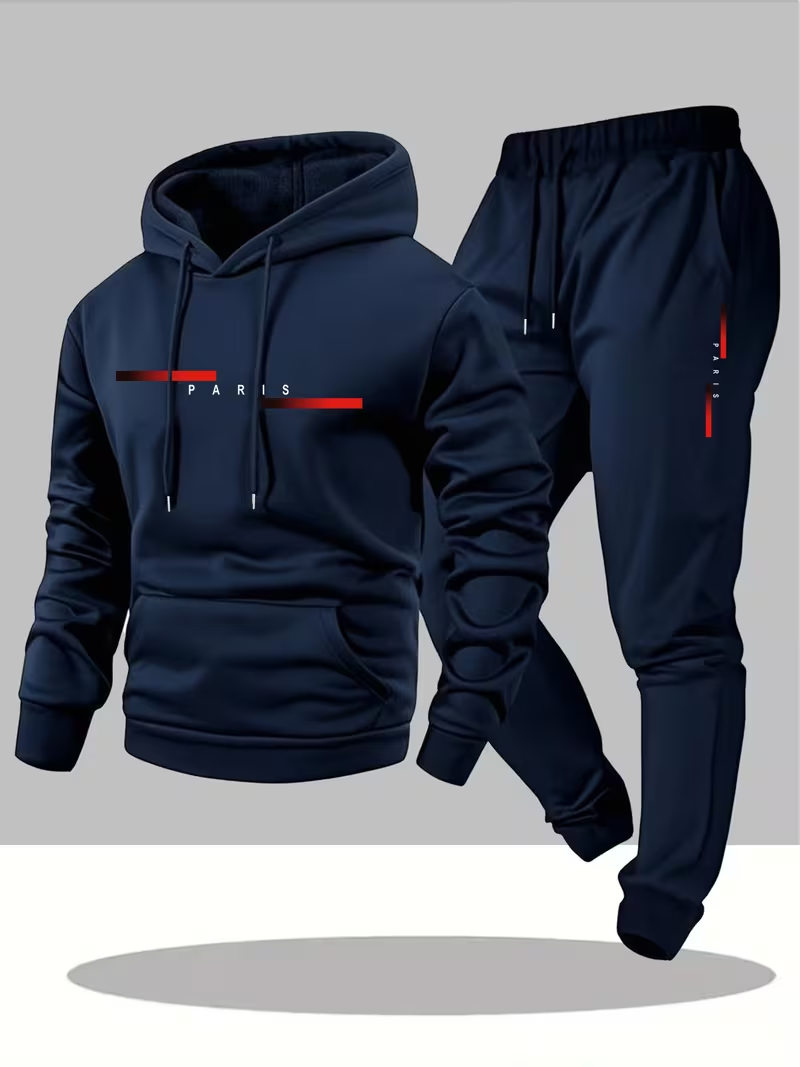 Men'S Fashion Pants - Set Hoodie dan Celana Thermal Pria