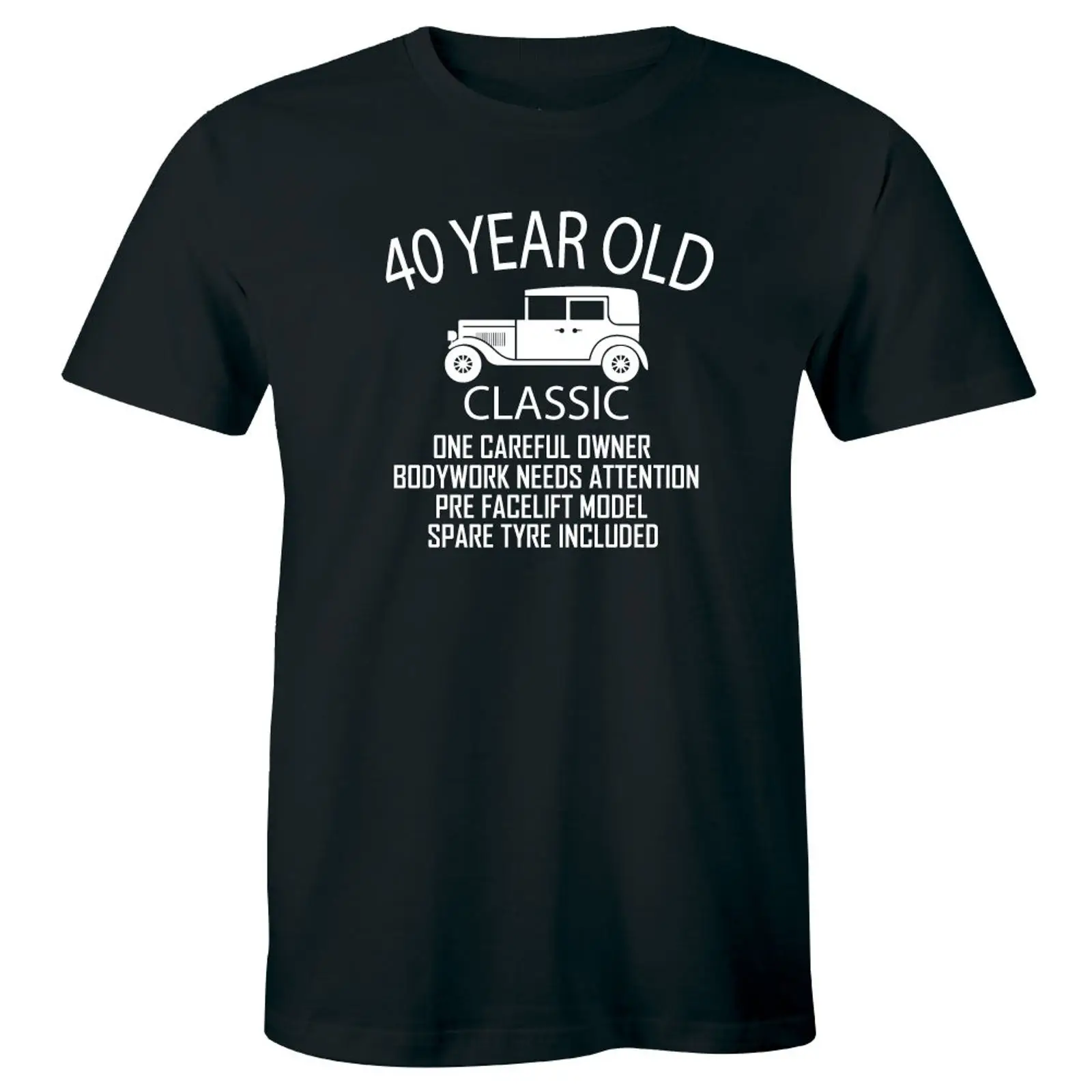 Mens Fashion In 40S - Kaos Retro Klasik Ulang Tahun ke-40,