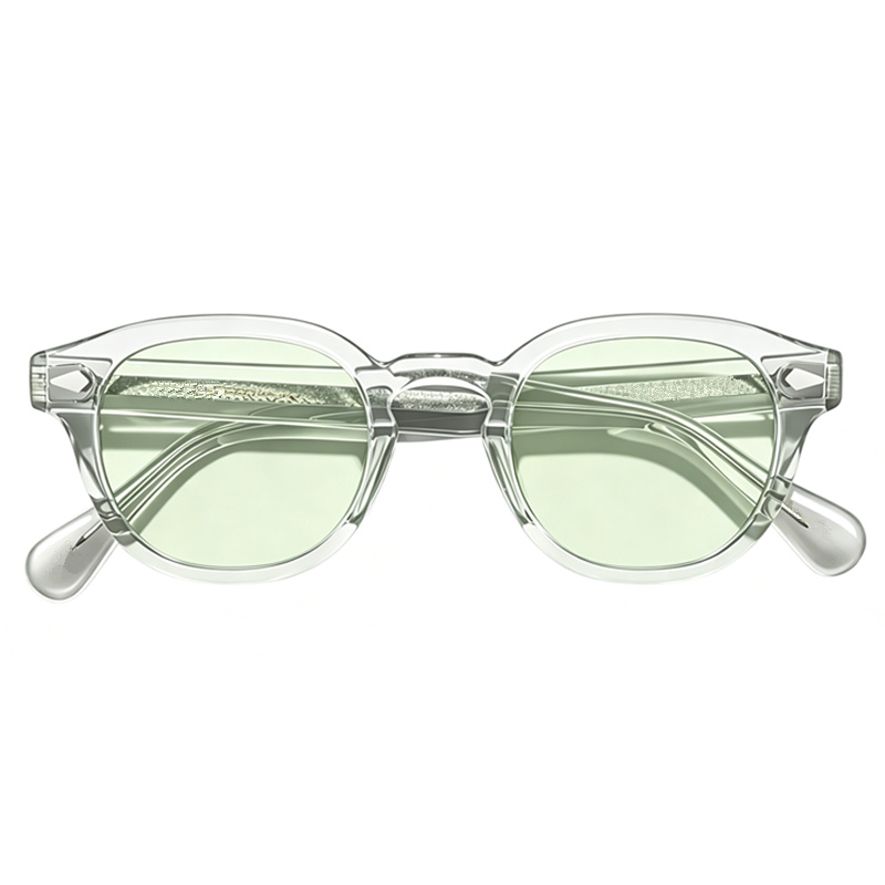 Men'S Fashion Glasses - Kacamata Hitam Berwarna Johnny Depp UV400