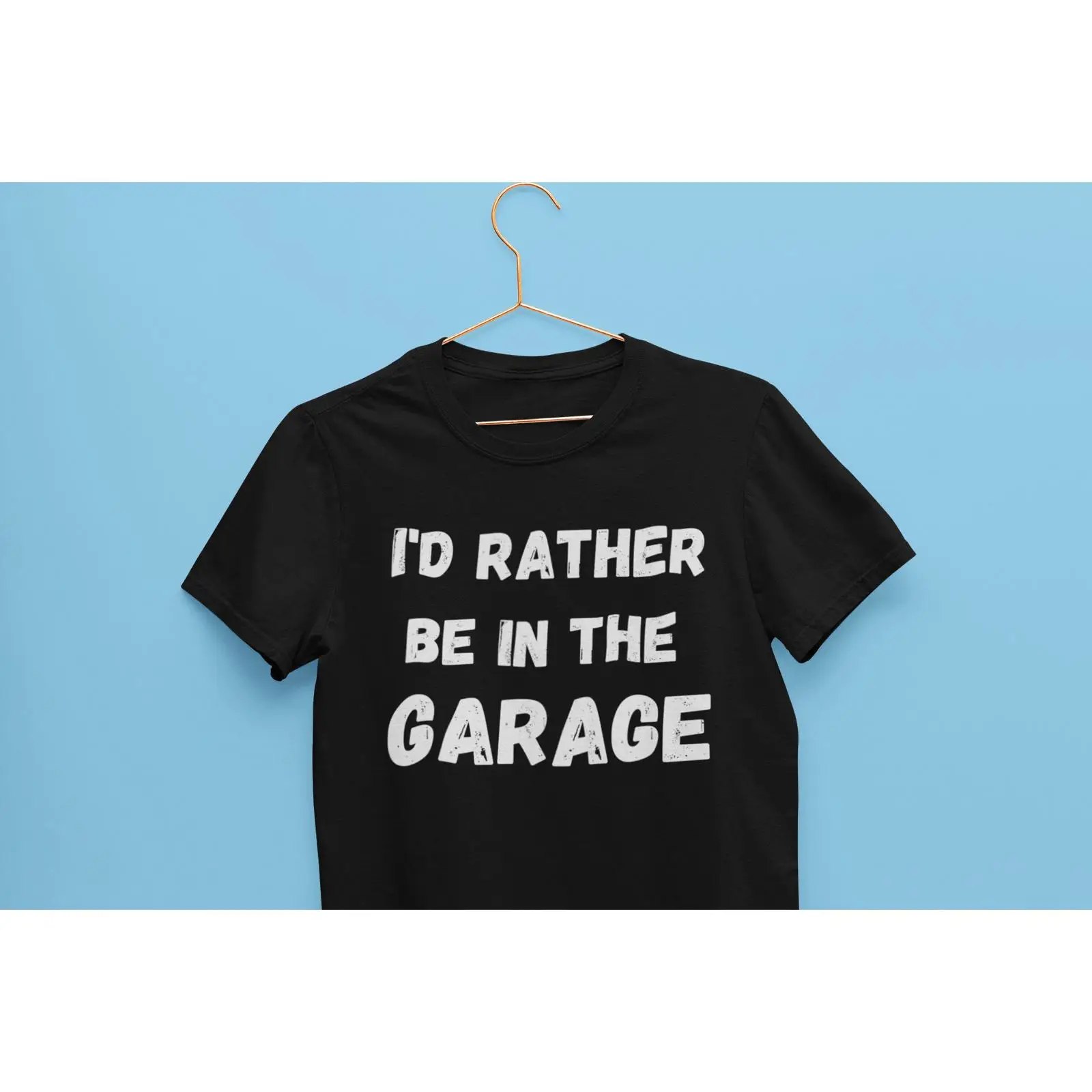 Men'S Fashion Garage - Kaos I'd Rather Be In The