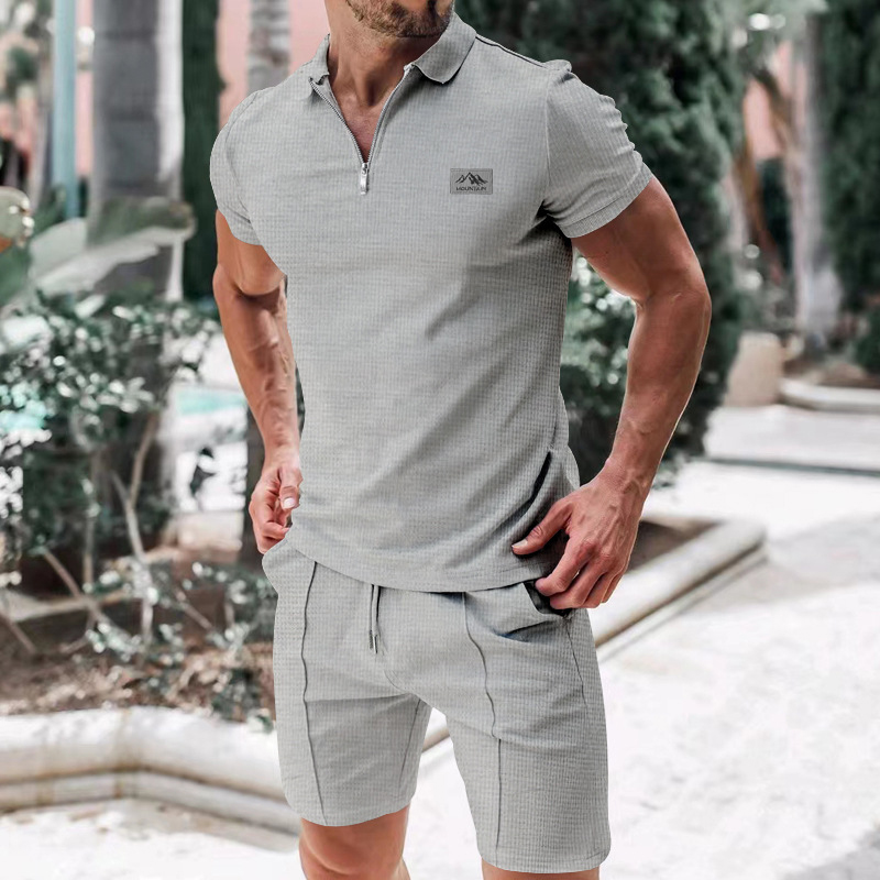 Mens Fashion Zip Up - Setelan Jas Pria Gaya Eropa Terbaru