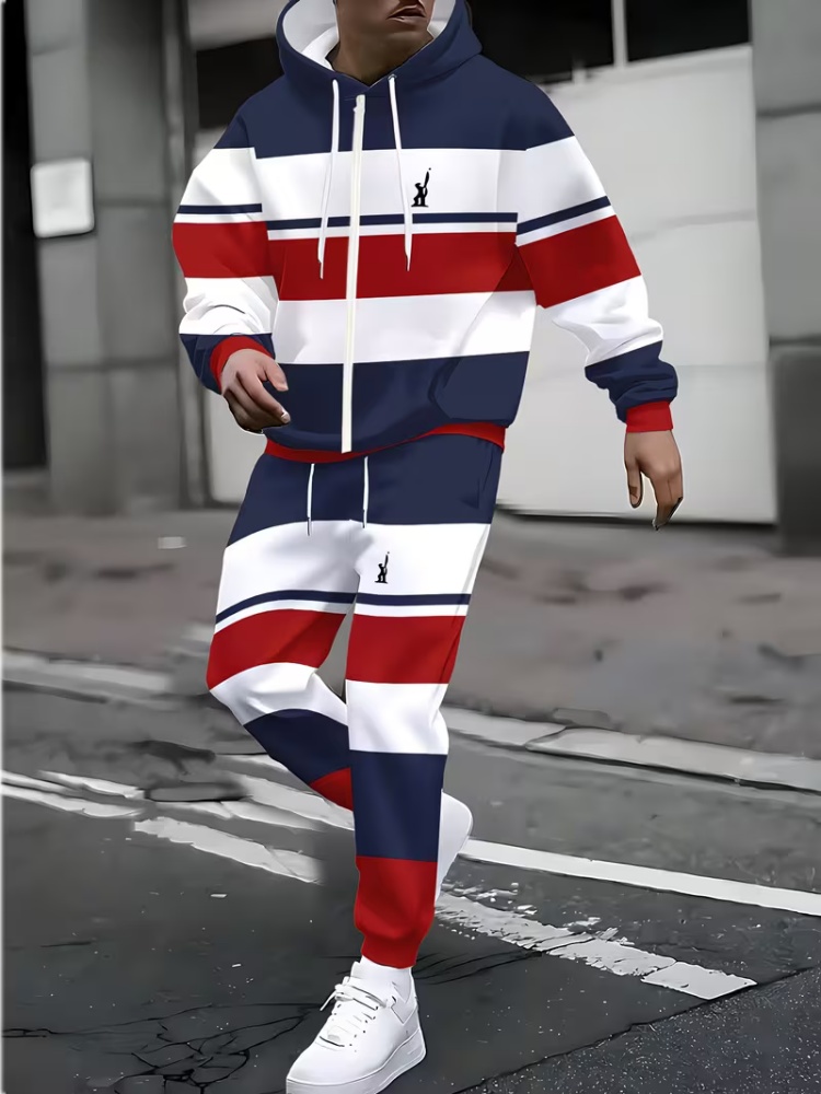 Jacket Mens Fashion - Setelan Hoodie Pria dengan Ritsleting, Jaket