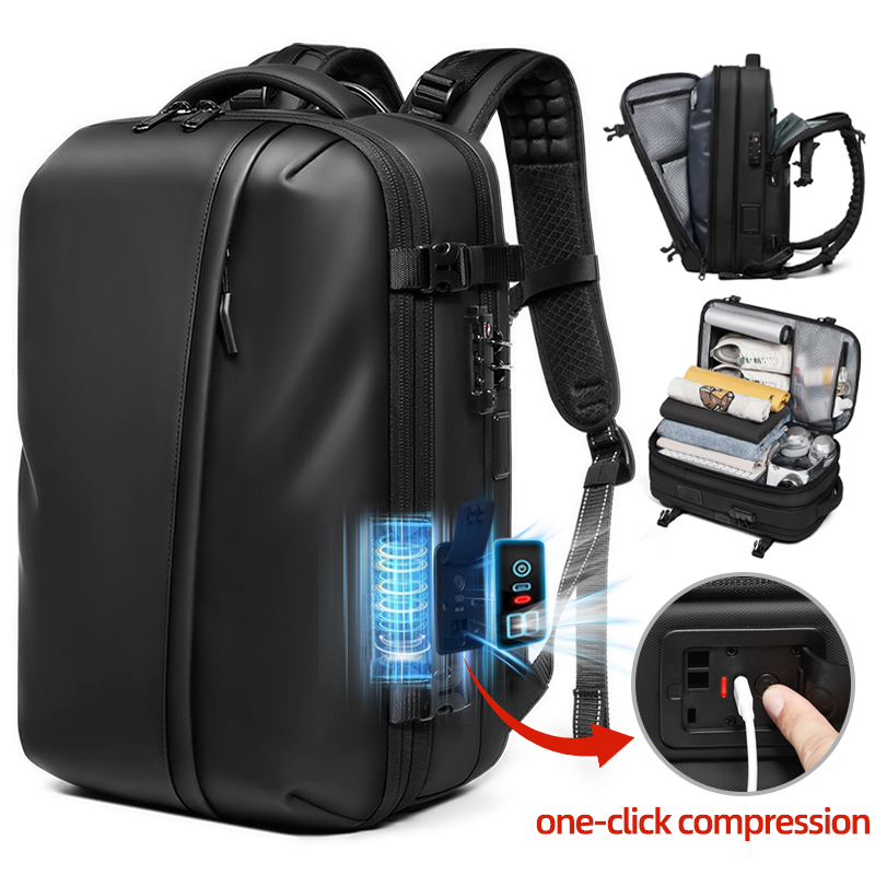 Mens Fashion Zip Up - Tas Ransel Pria Travel Backpack One