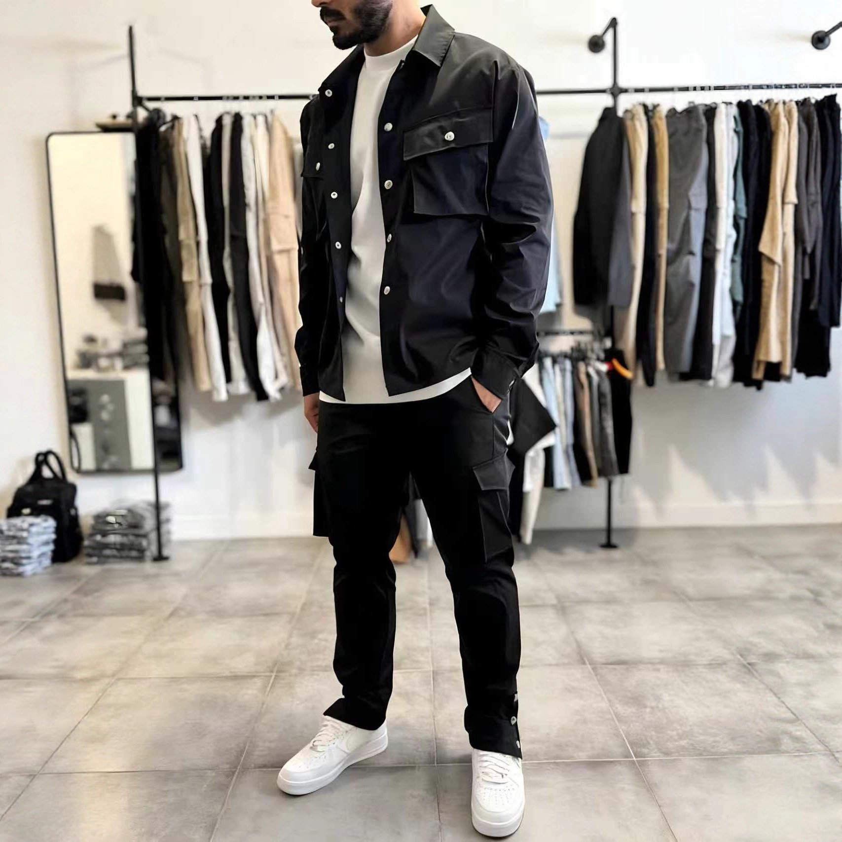 Jacket Mens Fashion - Setelan Jaket dan Celana Pria Kasual