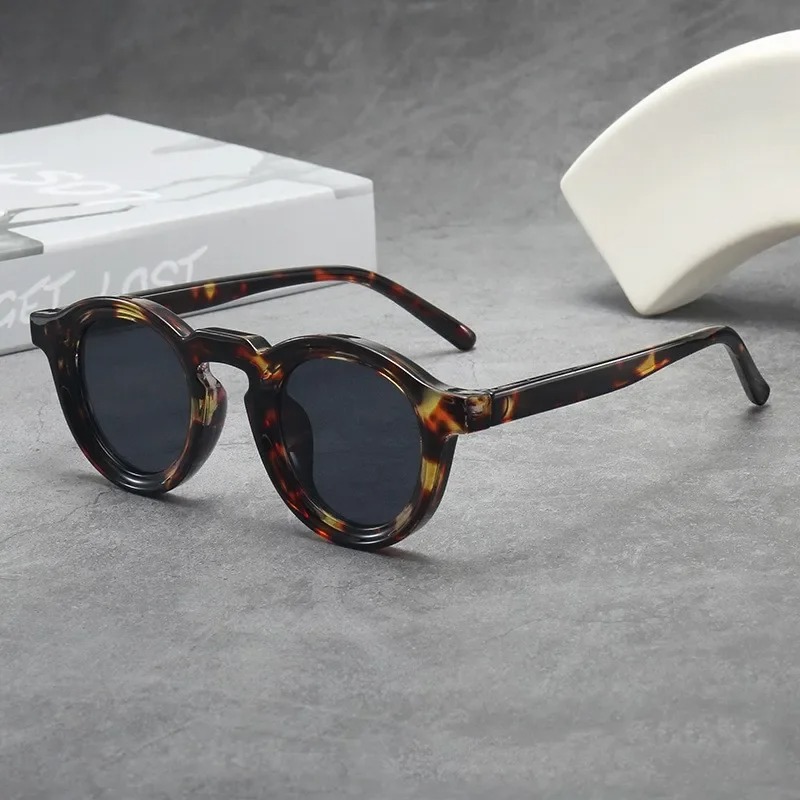 Men'S Fashion Glasses - Kacamata Hitam Bulat Kualitas Tinggi Kacamata