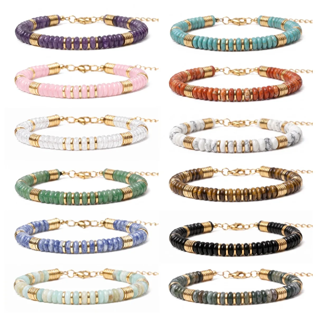 Gelang Batu Permata Berbentuk  - Mens Fashion Discord ulasan dan harga
