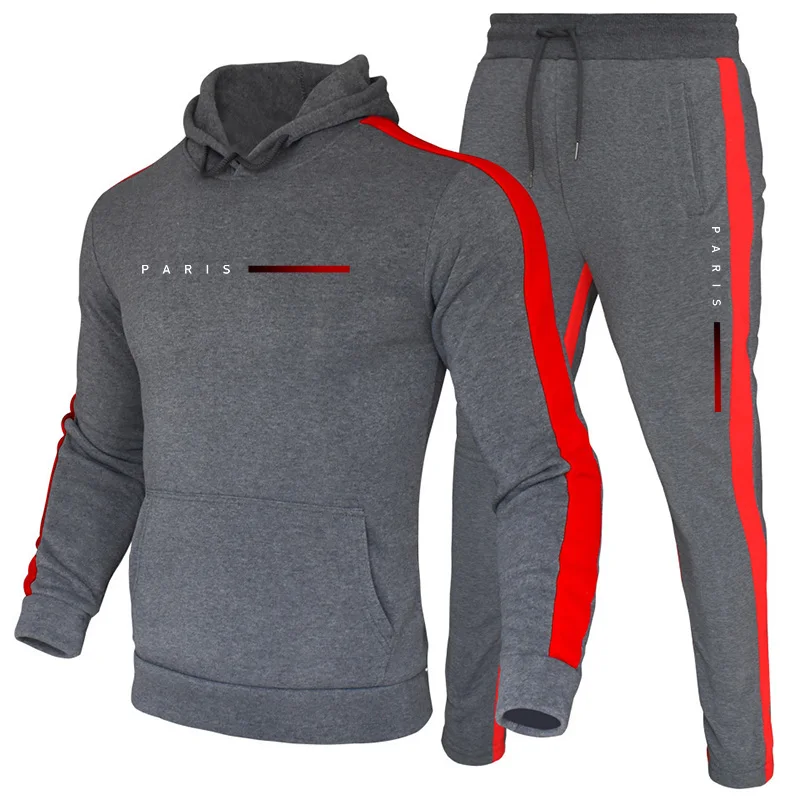 Set Hoodie Pria Gaya Paris, Sa - Men'S Fashion Pants ulasan dan harga