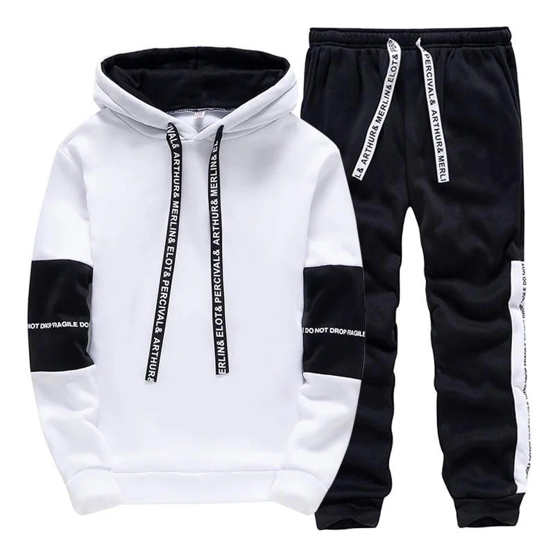 Setelan Olahraga Pria Hitam Pu - Men'S Fashion Pants ulasan dan harga