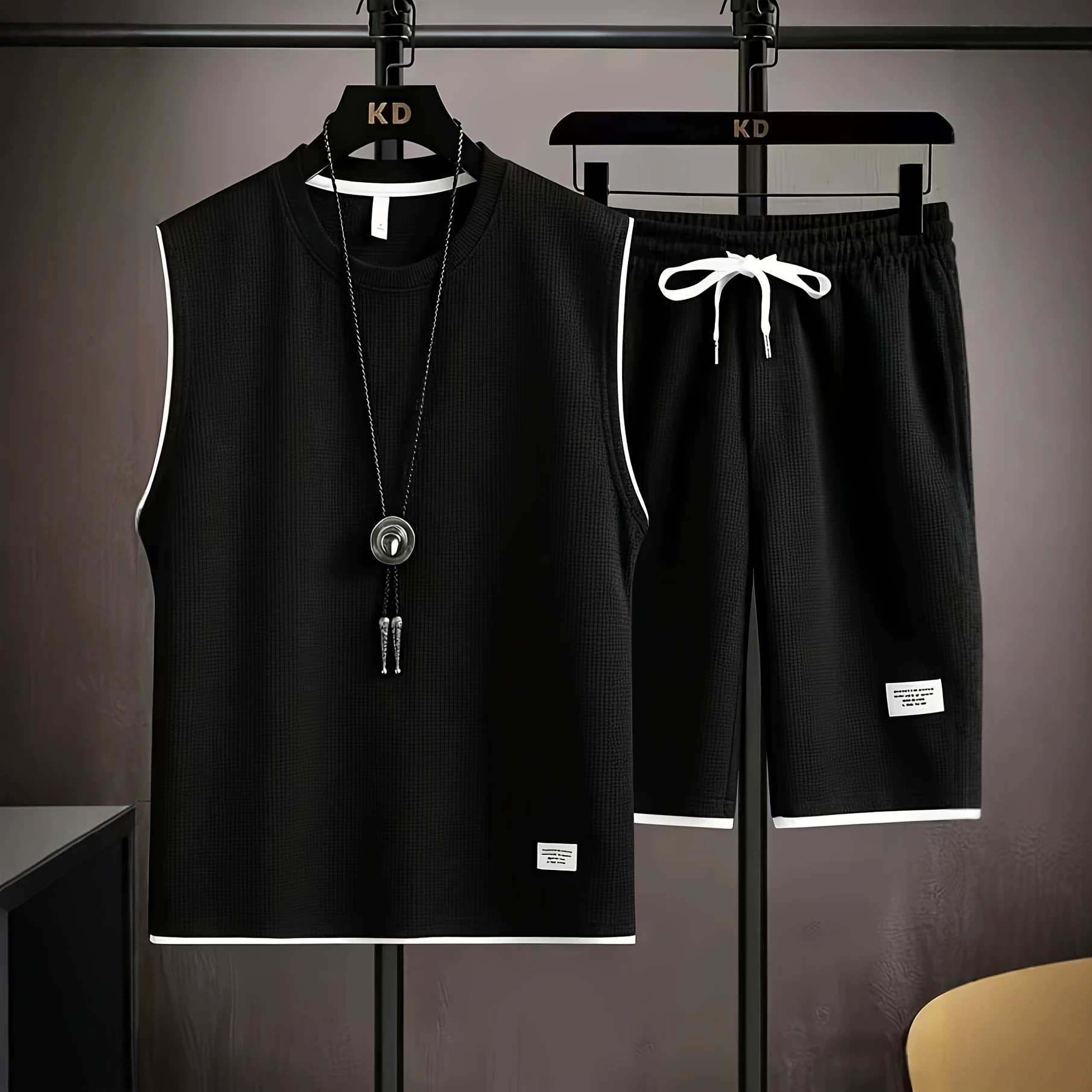 Setelan rompi pria musim panas - Mens Fashion Vest ulasan dan harga