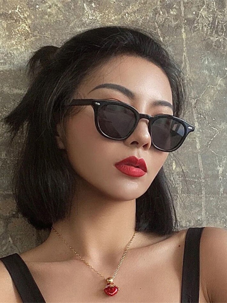 Kacamata Hitam Bulat Kecil Bar - Men'S Fashion Glasses ulasan dan harga
