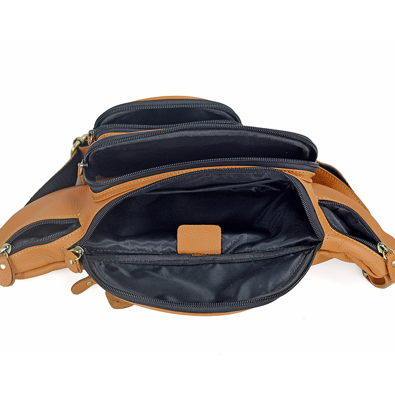 Tas pinggang kulit asli pria,  - Fashion Harness Men ulasan dan harga