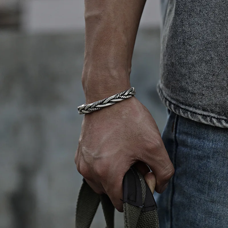 Gelang Perak Sterling 925 Mode - Men'S Fashion University ulasan dan harga