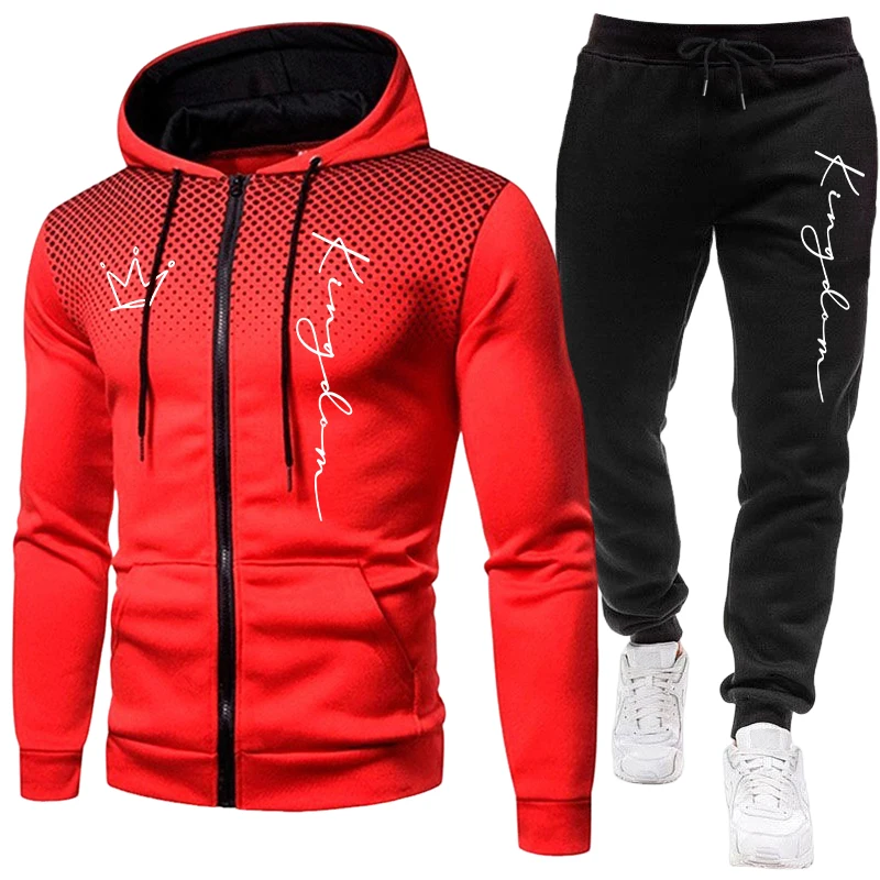 Jaket Pria King, Setelan Olahr - Mens Fashion Zip Up ulasan dan harga