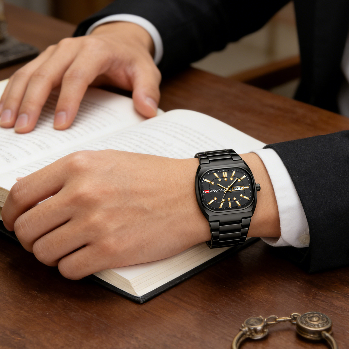 Jam Tangan Pria Quartz Desain  - Mens Fashion Week ulasan dan harga