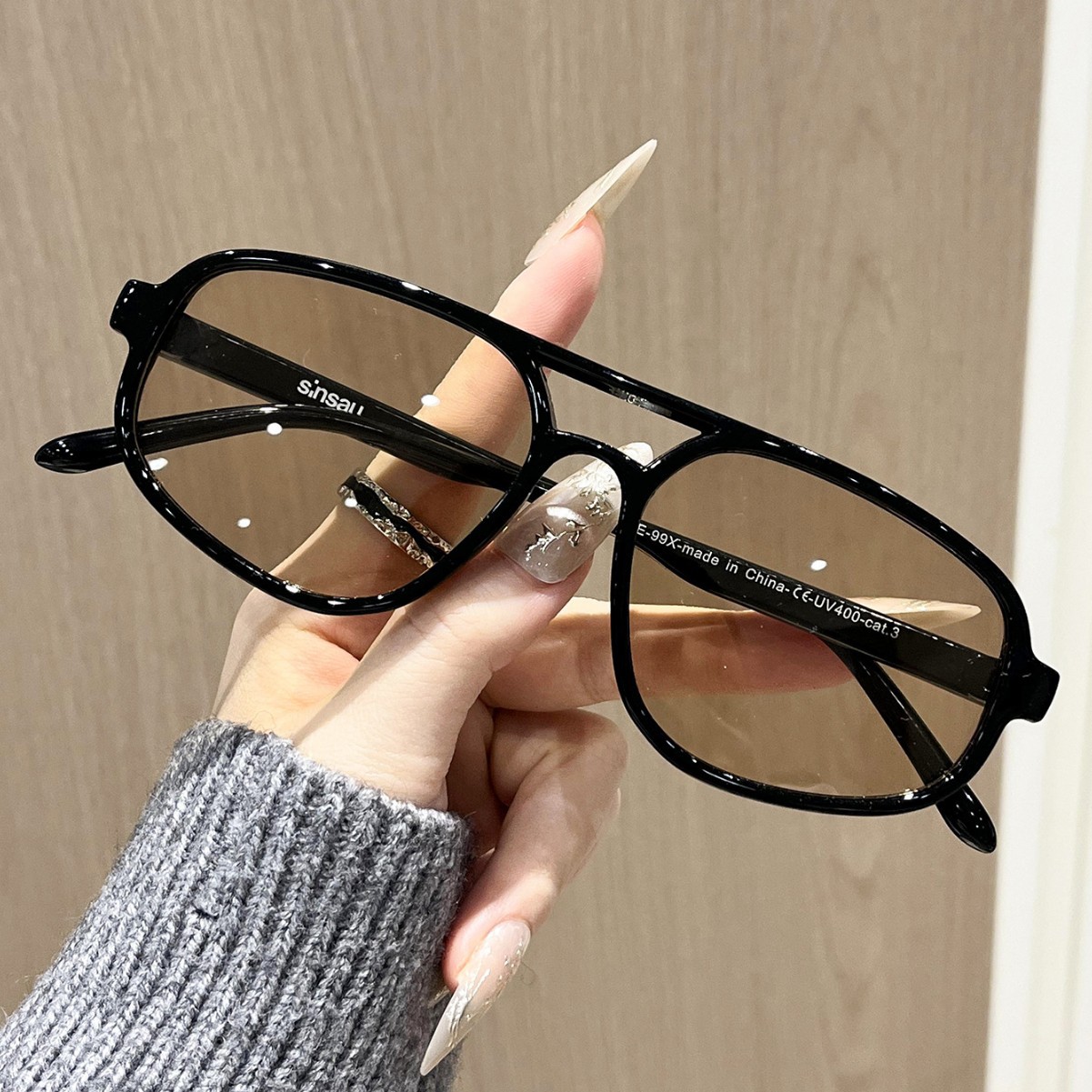 Kacamata Hitam Oval Retro Baru - Men'S Fashion Glasses ulasan dan harga