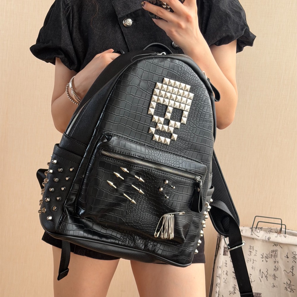 Tas Ransel Motif Kulit Buaya H - Mens Fashion Zip Up ulasan dan harga