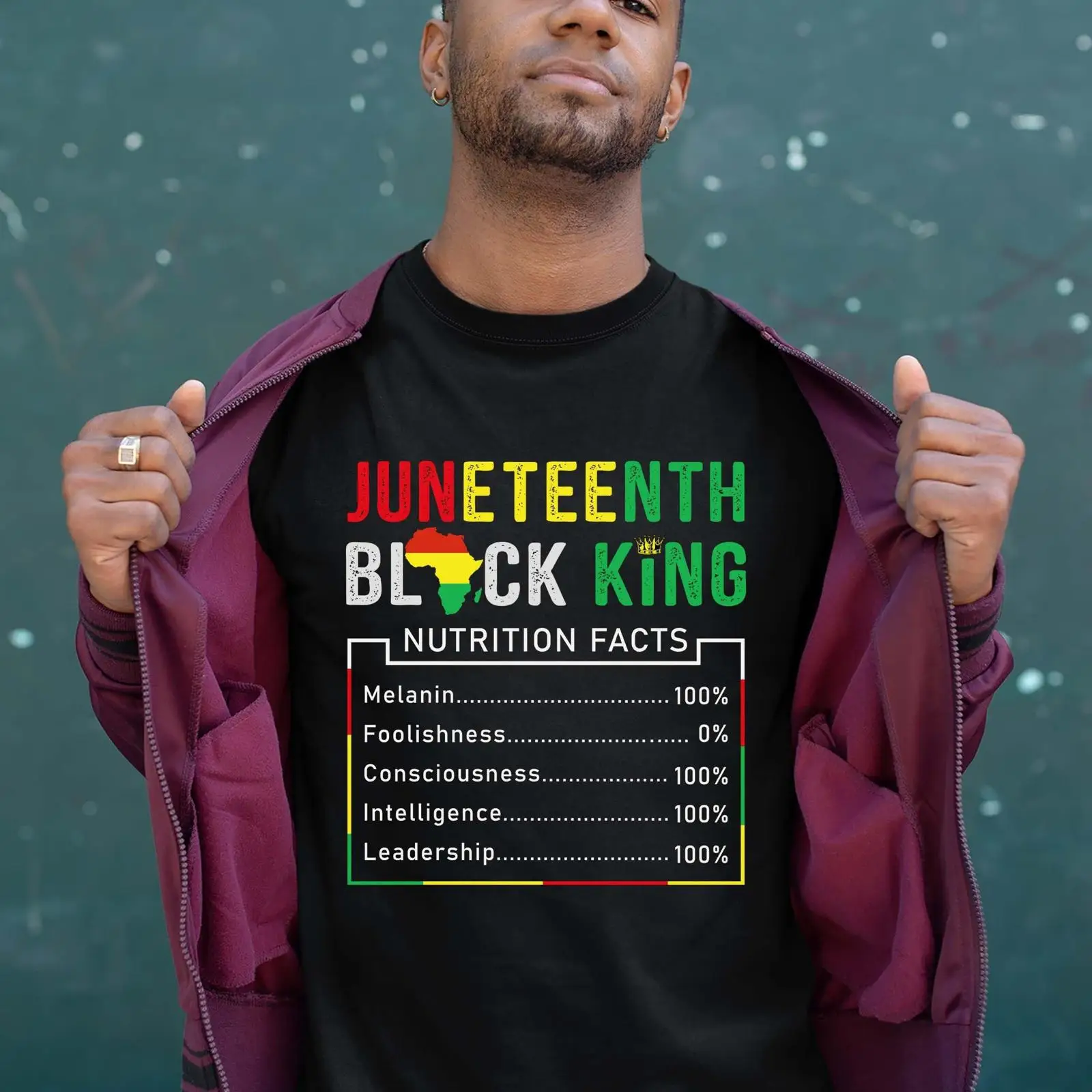 Juneteenth Black King T Shirt  - Men'S Fashion History ulasan dan harga