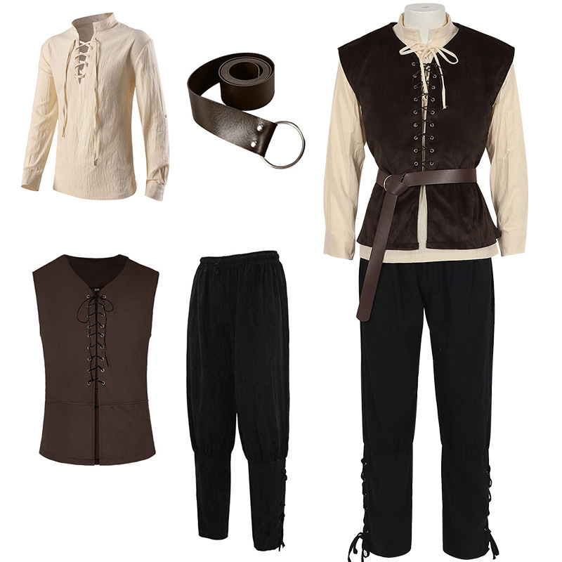 4 Pcs Set Kostum Halloween Pri - Mens Fashion Vest ulasan dan harga