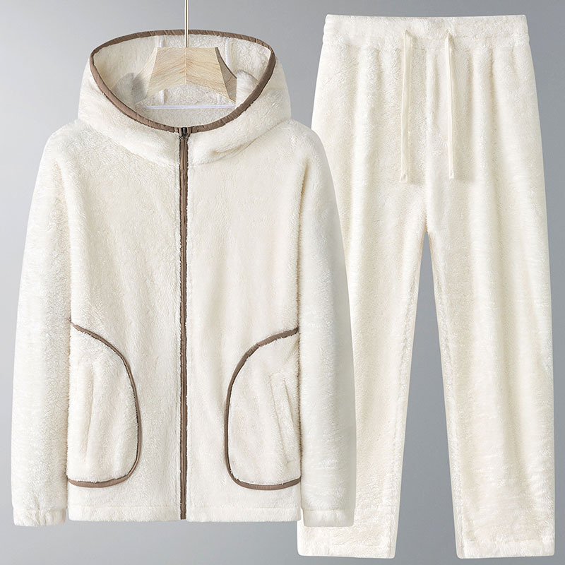Set Hoodie Pria Musim Dingin 2 - Mens Fashion Casual Outfits ulasan dan harga