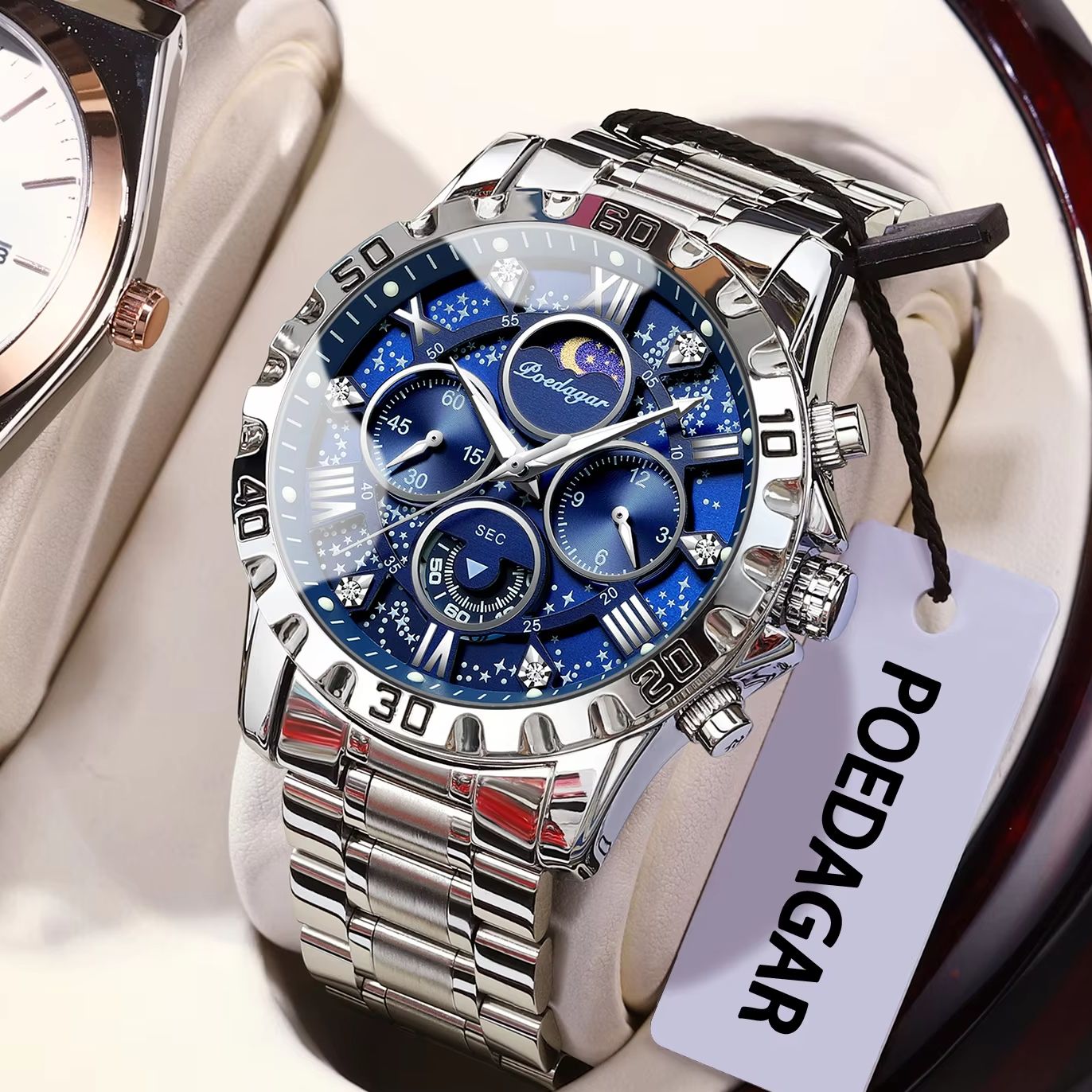 POEDAGAR Jam Tangan Pria Fashi - Men'S Fashion Zone ulasan dan harga