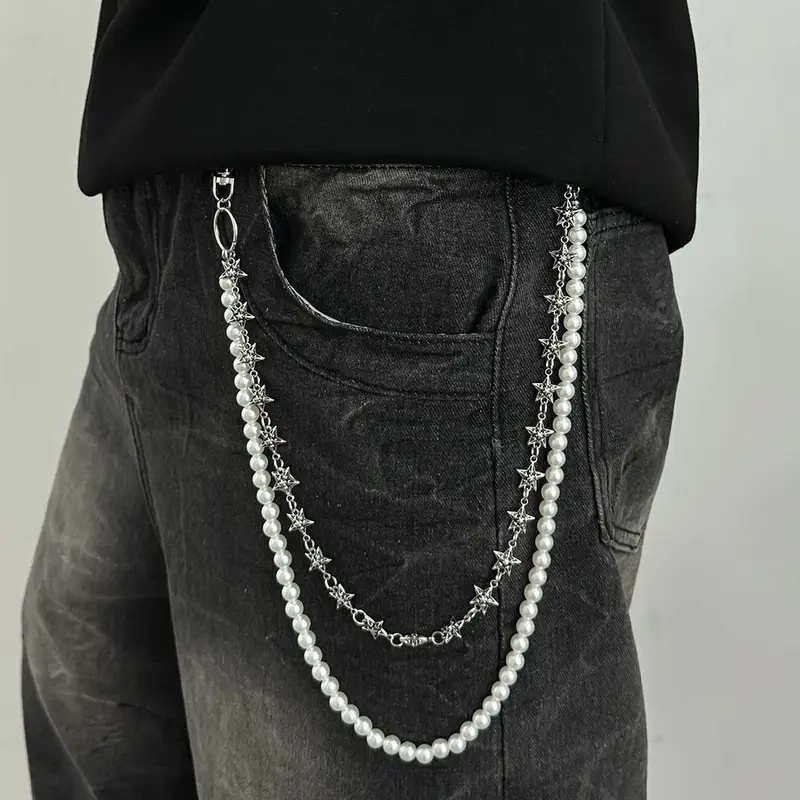 Salircon Vintage Punk Metal Pe - Jeans Pants Fashion Men ulasan dan harga