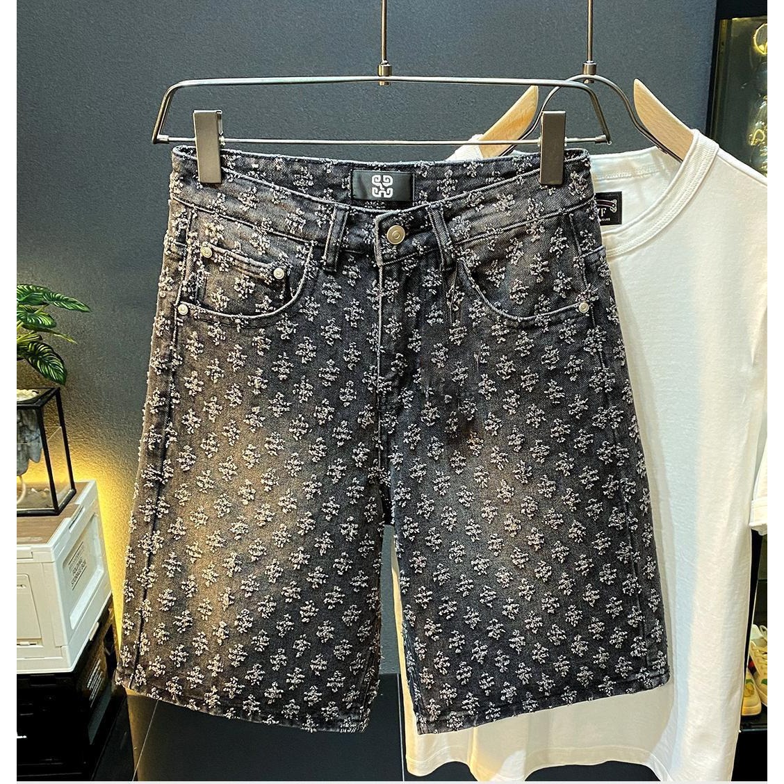 Celana Pendek Denim High Stree - Jeans Pants Fashion Men ulasan dan harga