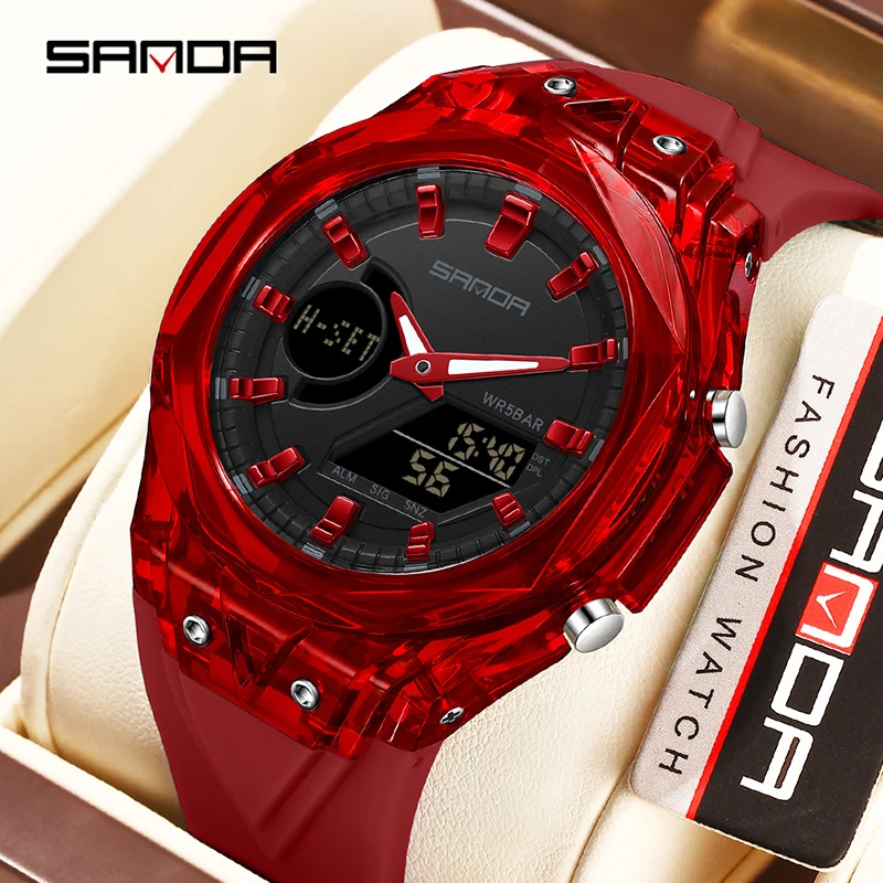 SANDA Jam Tangan Kuarsa Elektr - Men'S Fashion Zone ulasan dan harga