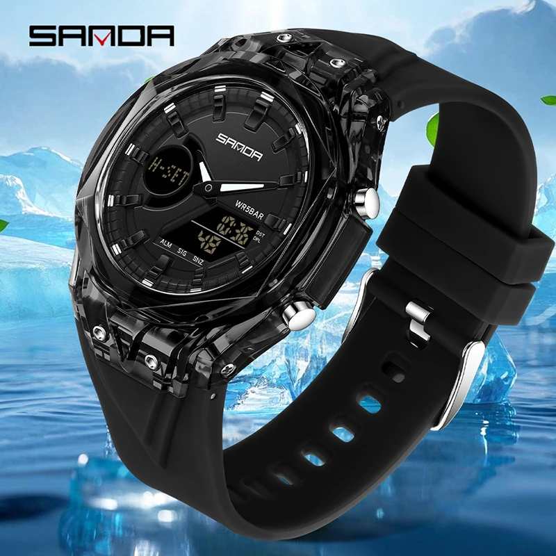 SANDA Jam Tangan Kuarsa Elektr - Men'S Fashion Zone ulasan dan harga