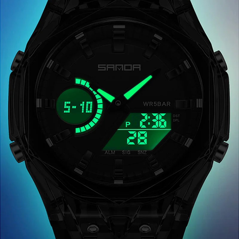SANDA Jam Tangan Kuarsa Elektr - Men'S Fashion Zone ulasan dan harga