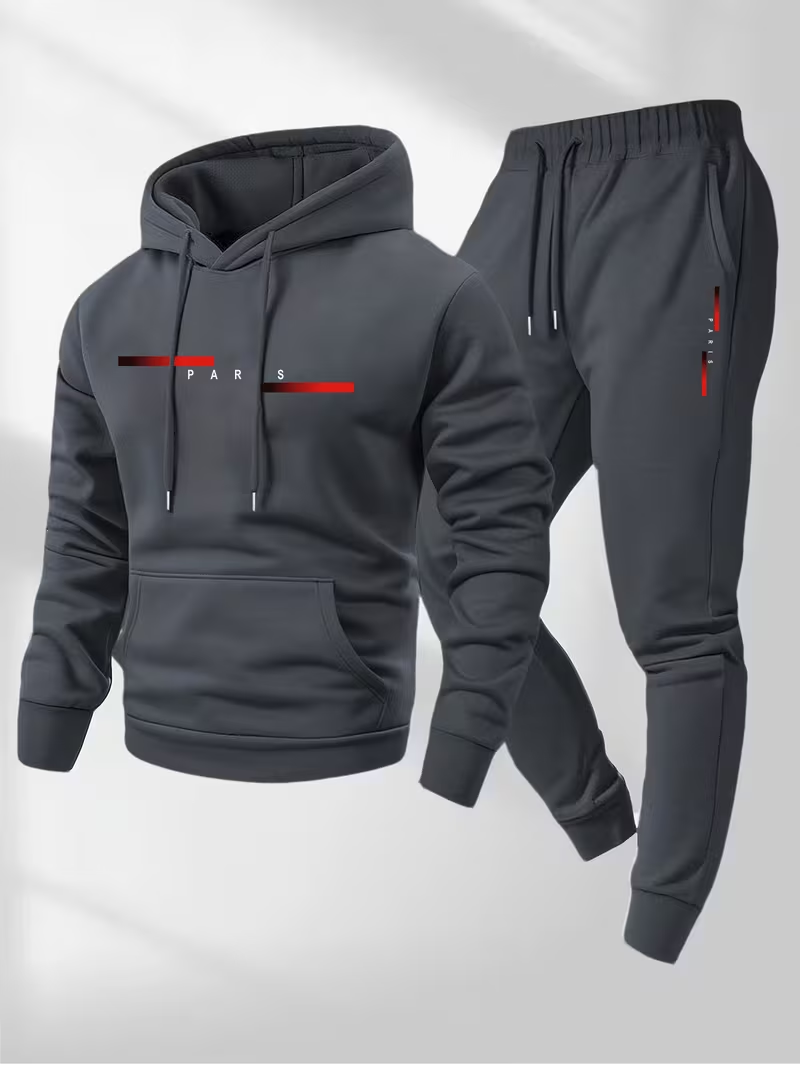 Set Hoodie dan Celana Thermal  - Men'S Fashion Pants ulasan dan harga