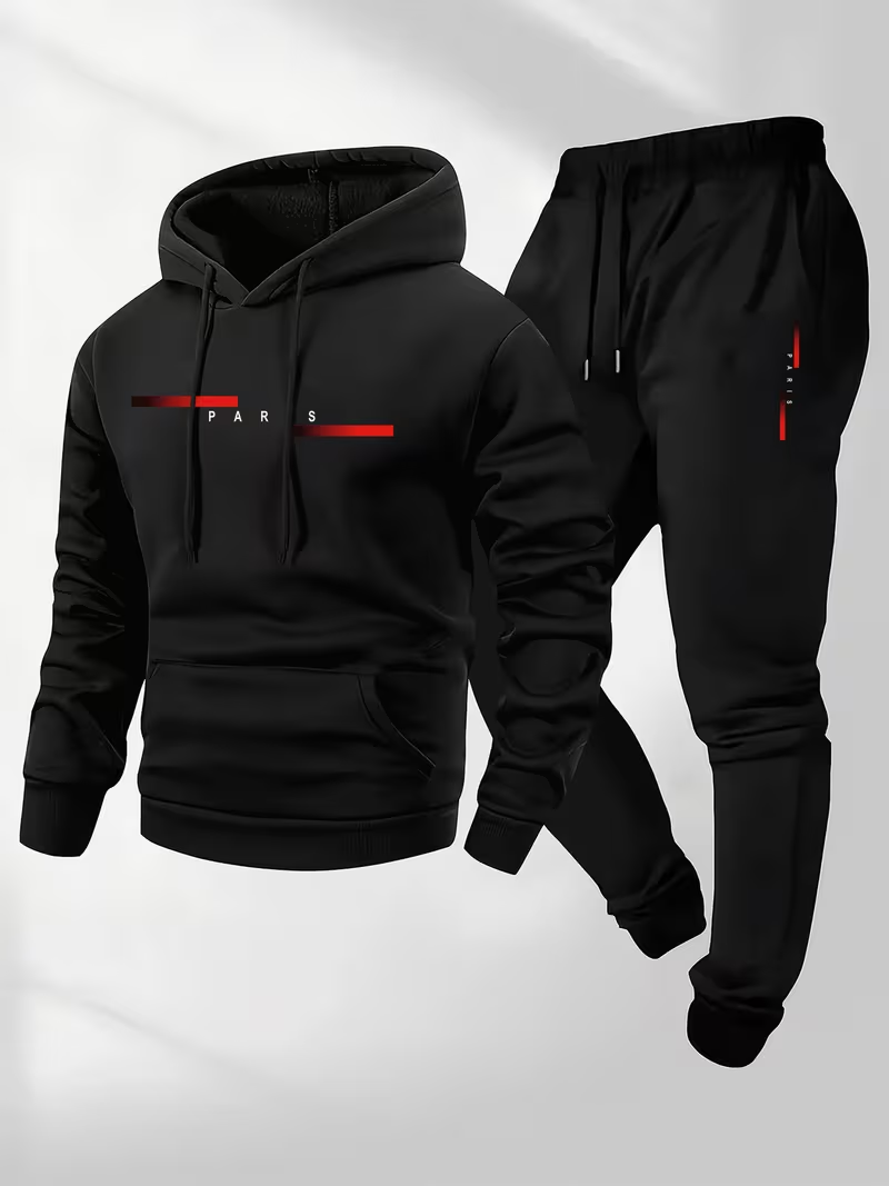 Set Hoodie dan Celana Thermal  - Men'S Fashion Pants ulasan dan harga