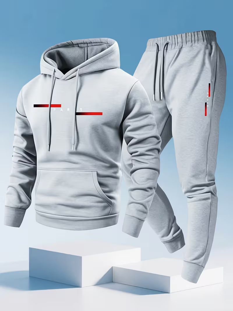 Set Hoodie dan Celana Thermal  - Men'S Fashion Pants ulasan dan harga