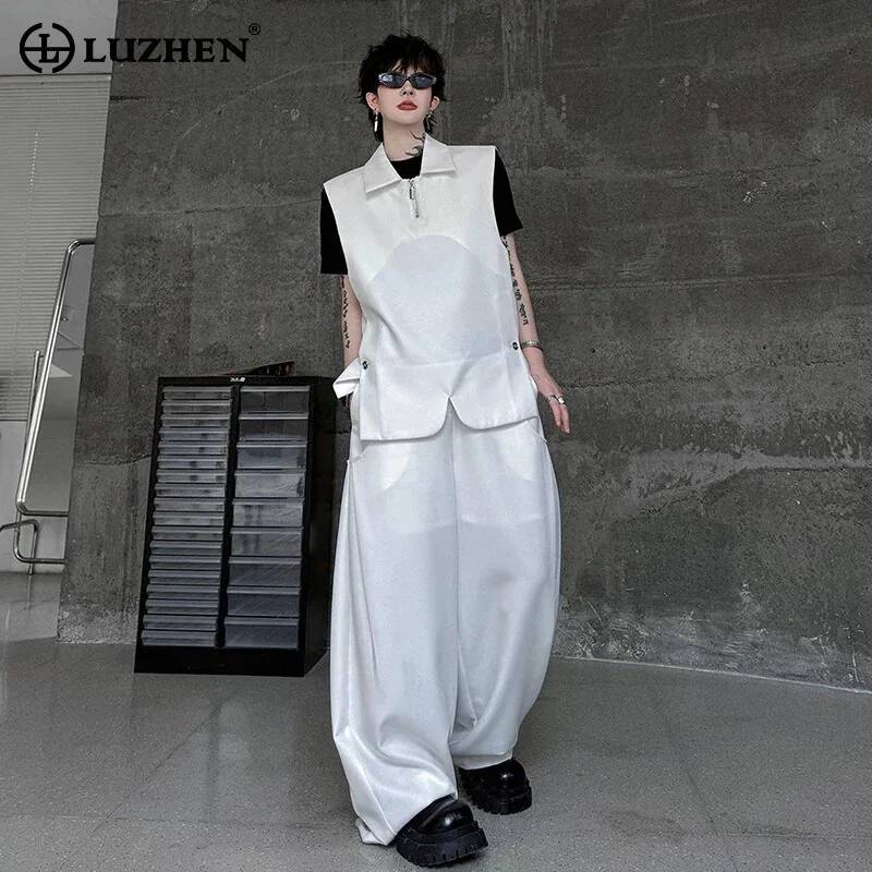 Rompi LUZHEN 2026 Fashion Musi - Mens Fashion Vest ulasan dan harga