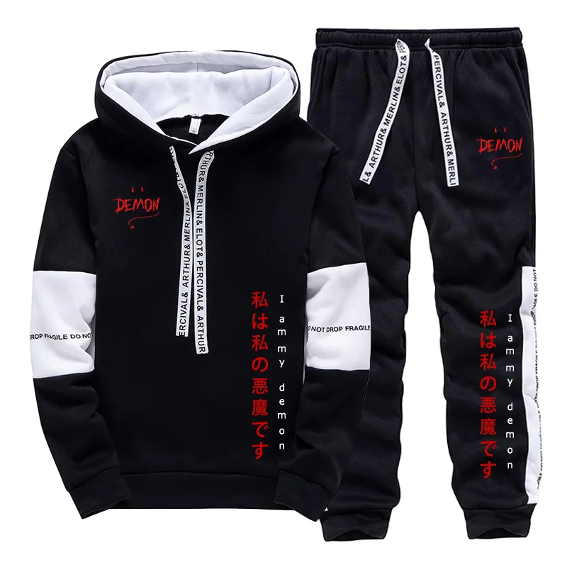 Hoodie dan Celana Olahraga Ter - Mens Fashion Casual Outfits ulasan dan harga