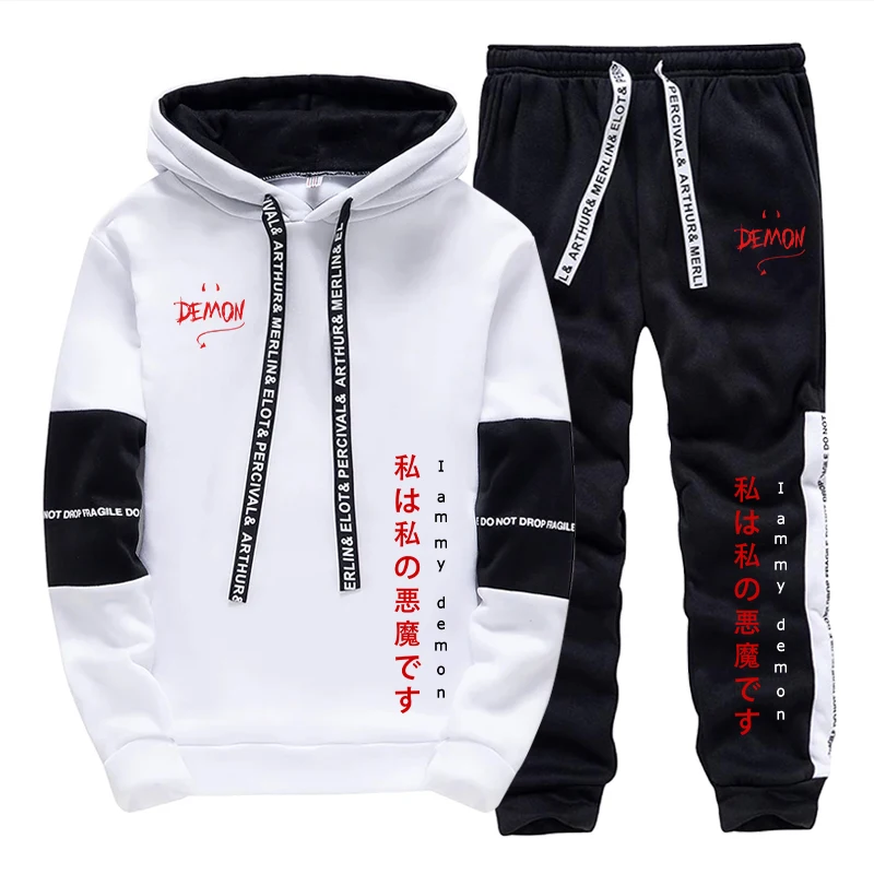 Hoodie dan Celana Olahraga Ter - Mens Fashion Casual Outfits ulasan dan harga
