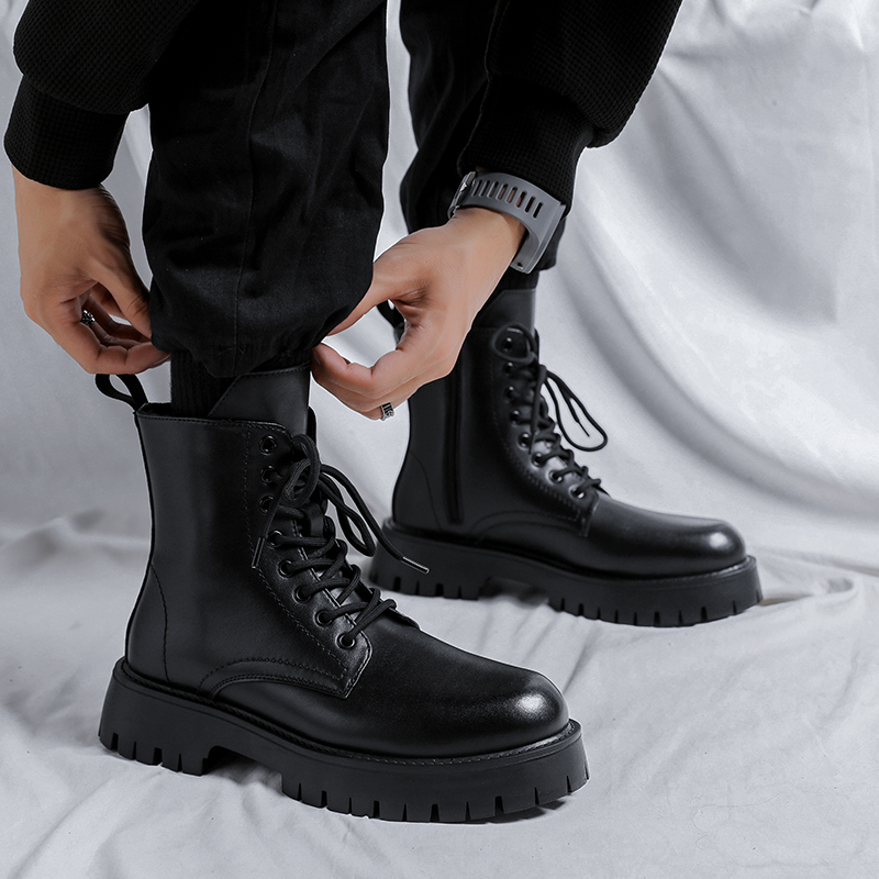 Sepatu Bot Kulit Asli Pria Mew - Men'S Fashion News ulasan dan harga