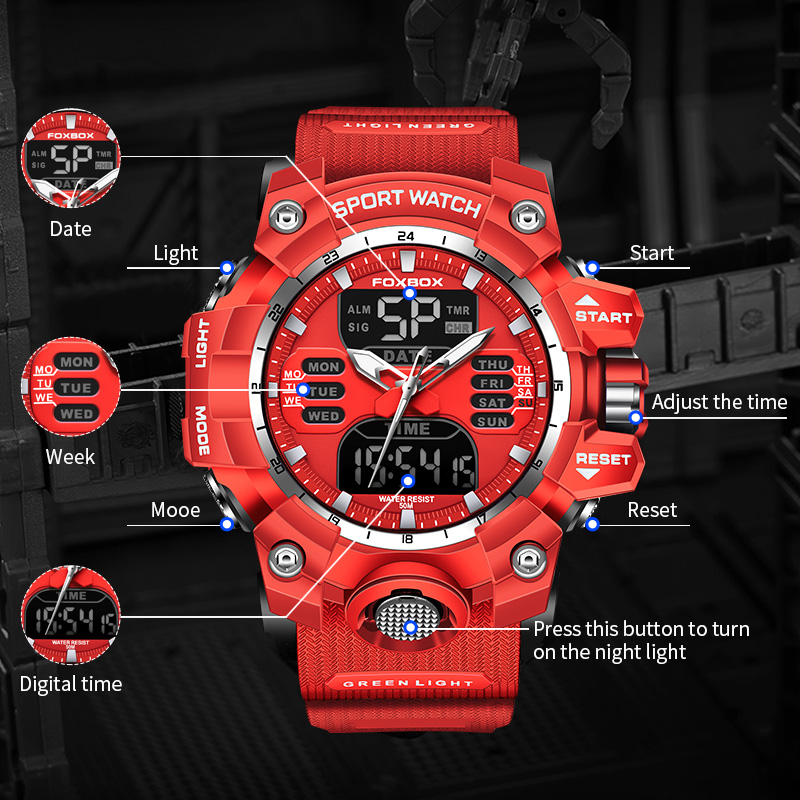 Jam Tangan Militer FOXBOX untu - Men'S Fashion Zone ulasan dan harga