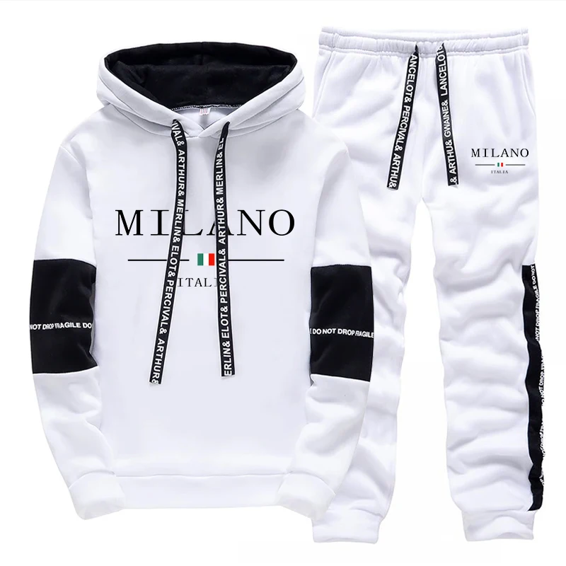 Set Pria/Hoodie/Celana Italia  - Mens Fashion Casual Outfits ulasan dan harga