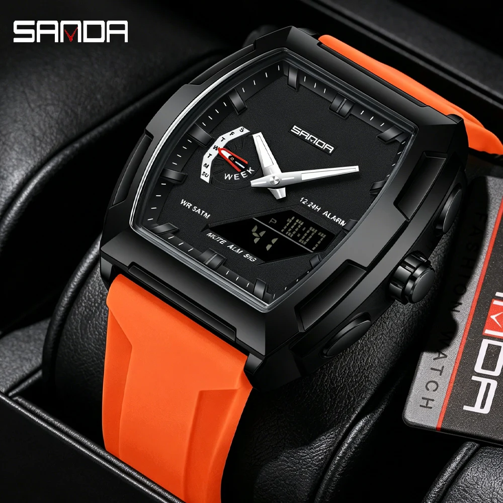 SANDA Jam Tangan Pria Militer  - Men'S Fashion Zone ulasan dan harga