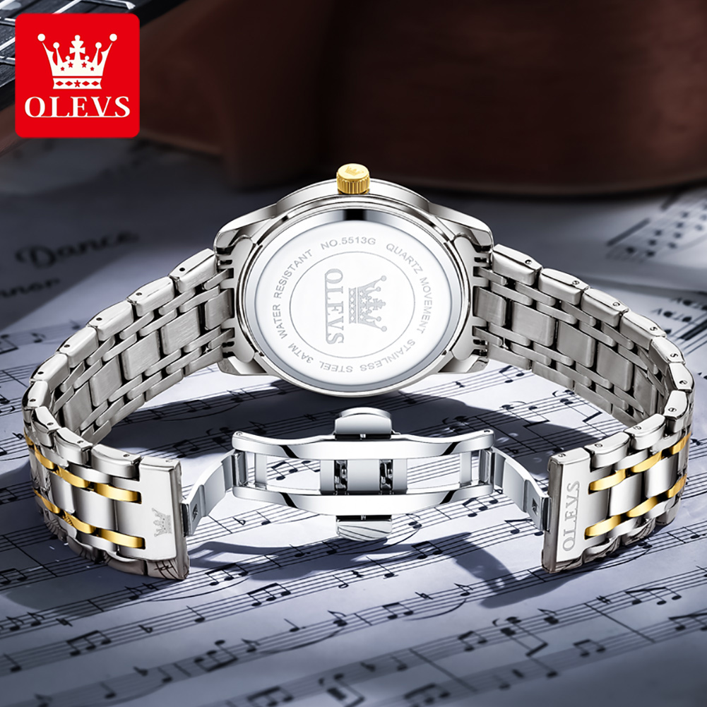 OLEVS Jam Tangan Pria Modis Be - Mens Fashion Week ulasan dan harga